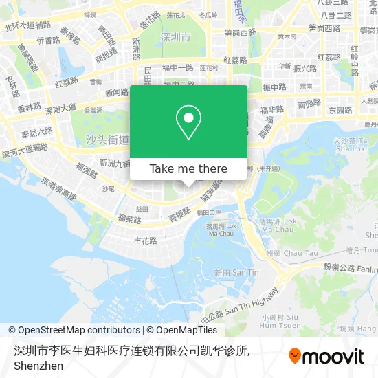 深圳市李医生妇科医疗连锁有限公司凯华诊所 map