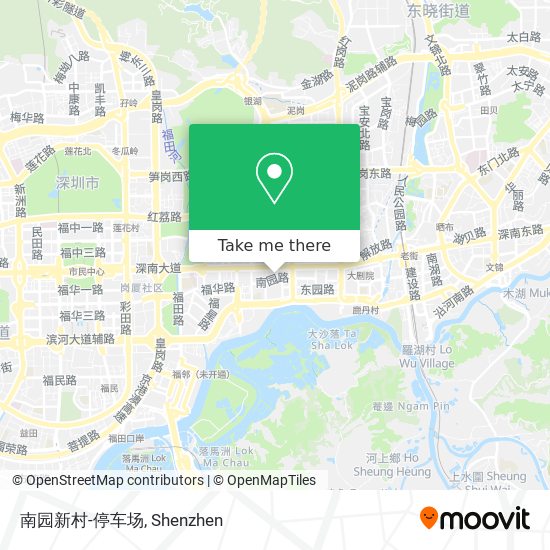南园新村-停车场 map