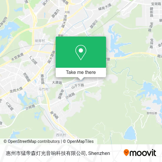 惠州市猛帝森灯光音响科技有限公司 map