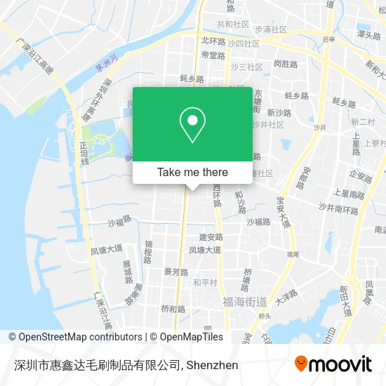 深圳市惠鑫达毛刷制品有限公司 map