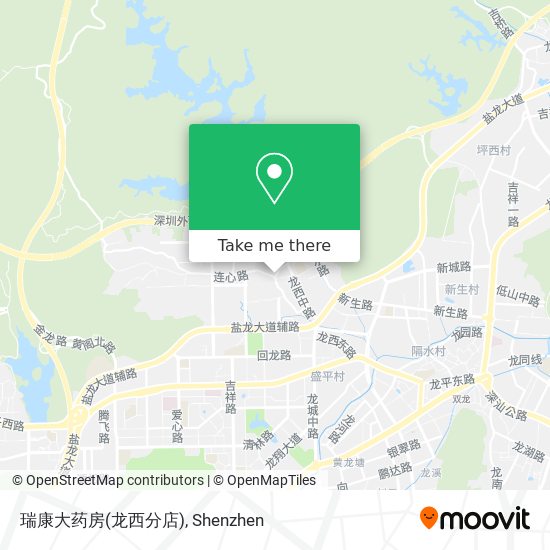 瑞康大药房(龙西分店) map