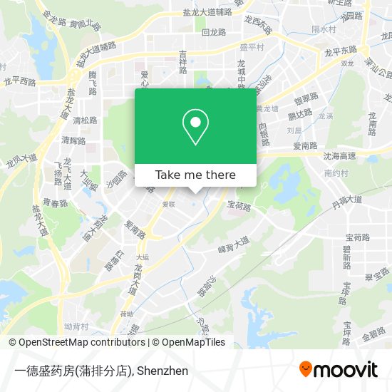 一德盛药房(蒲排分店) map
