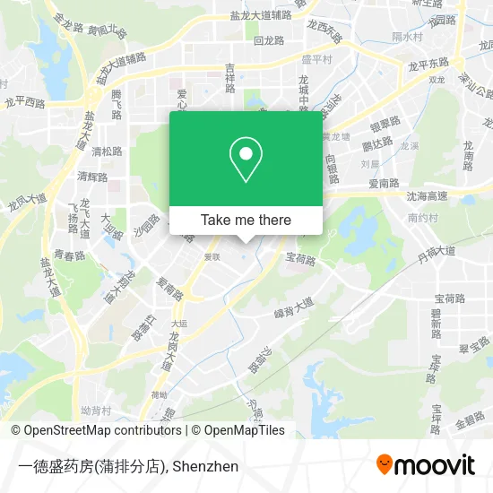 一德盛药房(蒲排分店) map