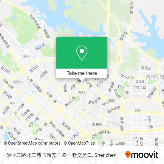 创业二路北二巷与新安三路一巷交叉口 map