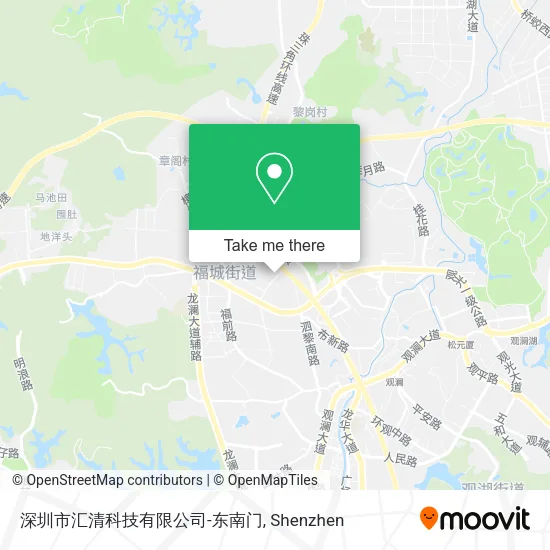 深圳市汇清科技有限公司-东南门 map