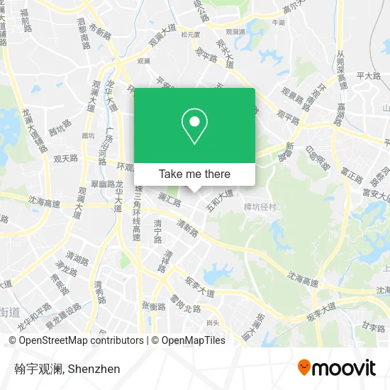 翰宇观澜 map