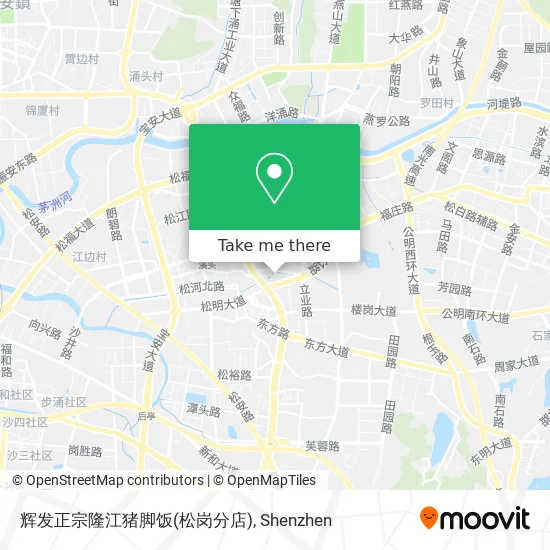 辉发正宗隆江猪脚饭(松岗分店) map