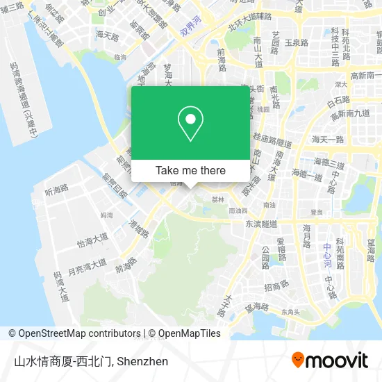 山水情商厦-西北门 map