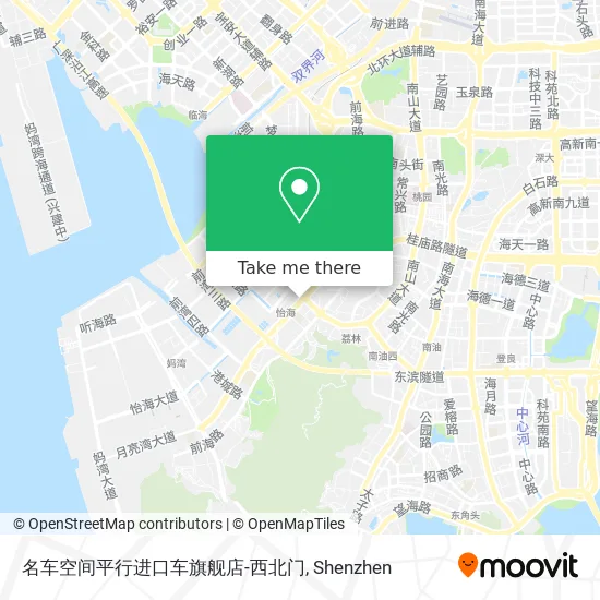 名车空间平行进口车旗舰店-西北门 map