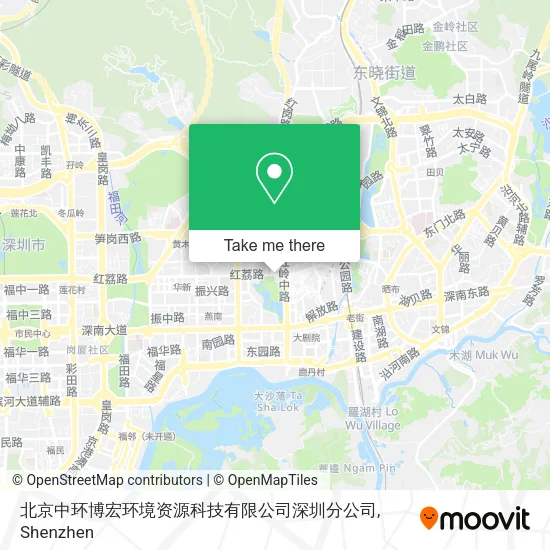 北京中环博宏环境资源科技有限公司深圳分公司 map