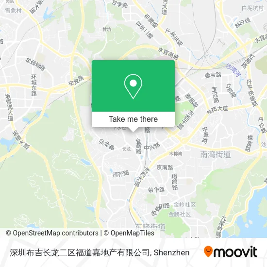 深圳布吉长龙二区福道嘉地产有限公司 map
