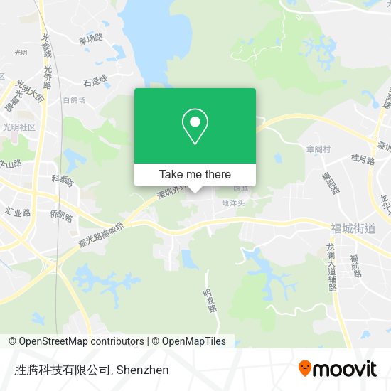 胜腾科技有限公司 map