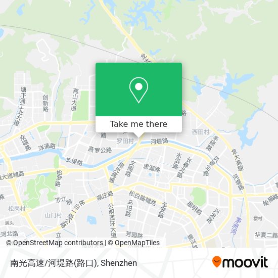 南光高速/河堤路(路口) map