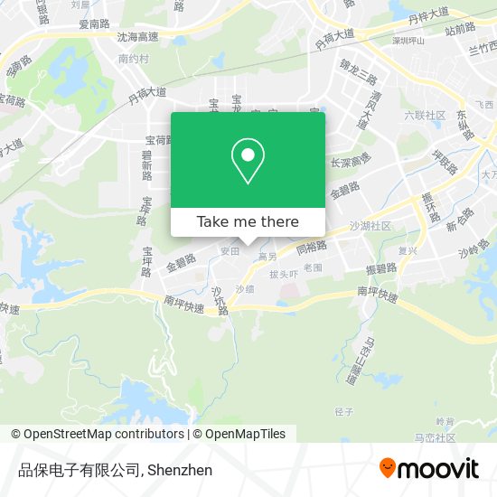 品保电子有限公司 map