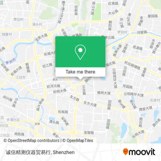 诚信精测仪器贸易行 map