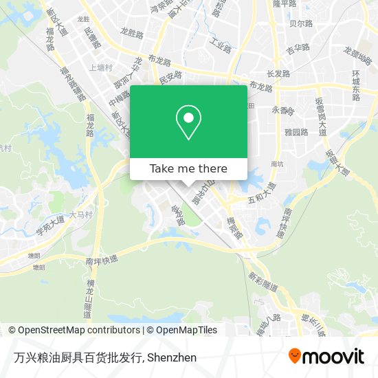 万兴粮油厨具百货批发行 map