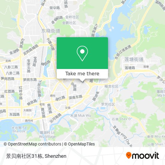 景贝南社区31栋 map