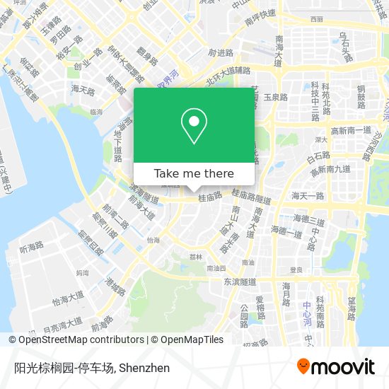 阳光棕榈园-停车场 map