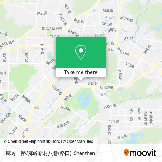 麻岭一路/麻岭新村八巷(路口) map