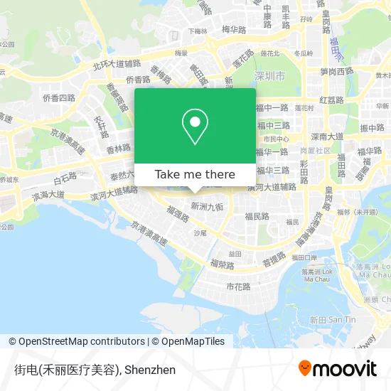 街电(禾丽医疗美容) map