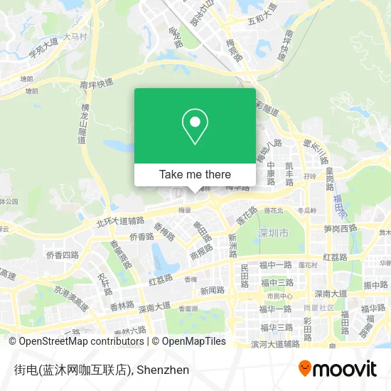 街电(蓝沐网咖互联店) map