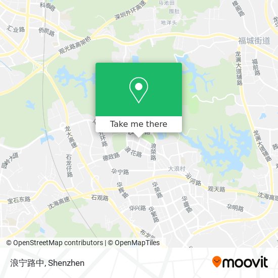 浪宁路中 map
