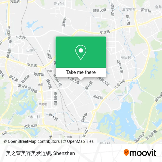 美之萱美容美发连锁 map