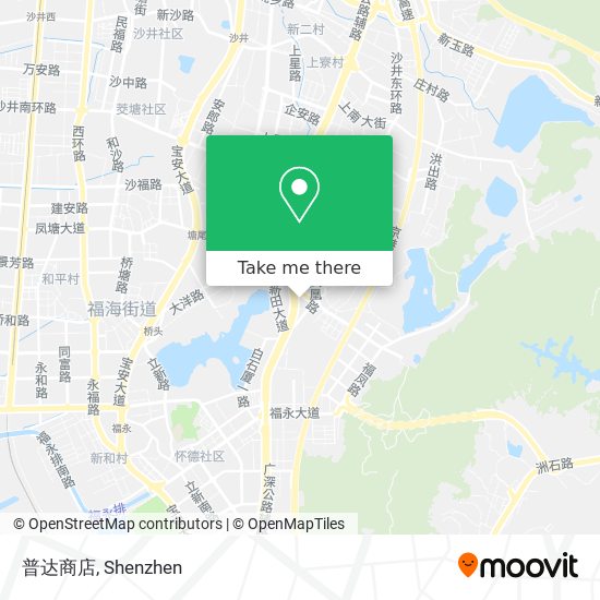 普达商店 map