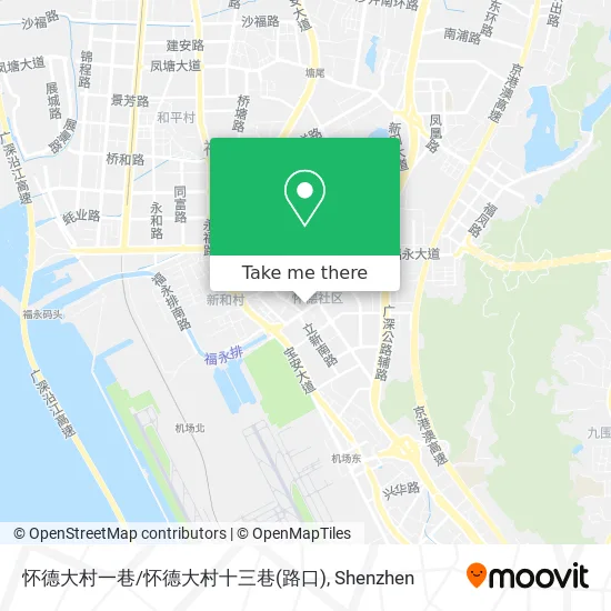 怀德大村一巷/怀德大村十三巷(路口) map