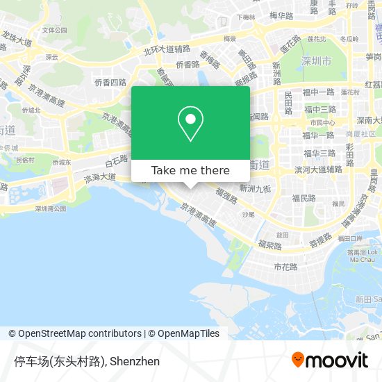 停车场(东头村路) map