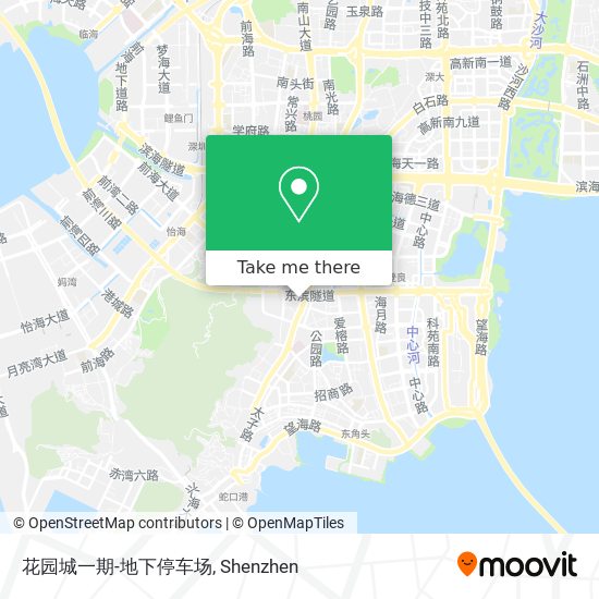 花园城一期-地下停车场 map
