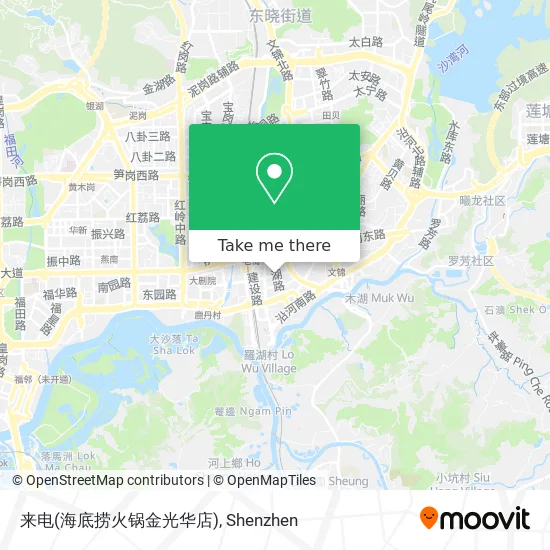 来电(海底捞火锅金光华店) map
