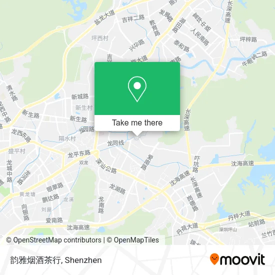韵雅烟酒茶行 map
