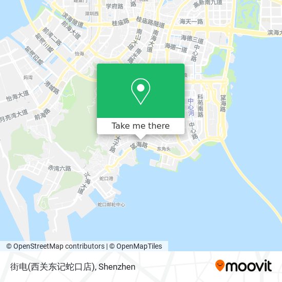 街电(西关东记蛇口店) map