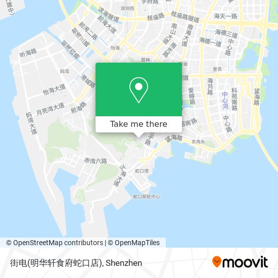 街电(明华轩食府蛇口店) map
