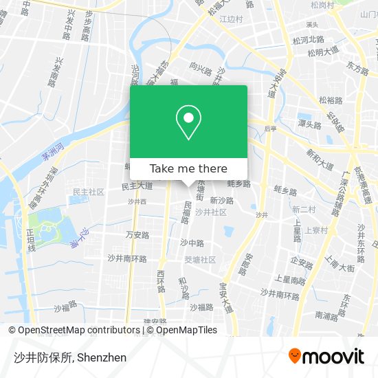 沙井防保所 map