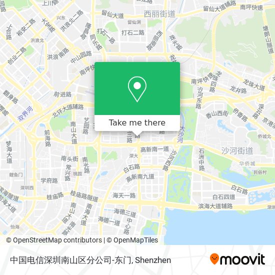 中国电信深圳南山区分公司-东门 map