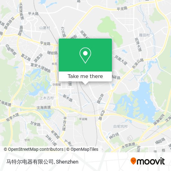 马特尔电器有限公司 map