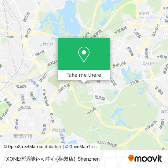 XONE体适能运动中心(横岗店) map