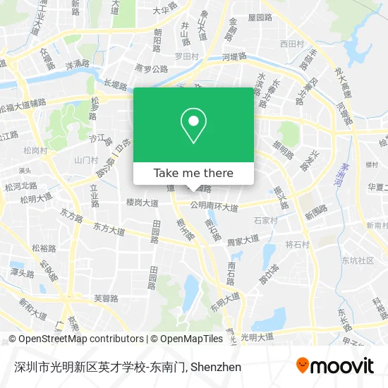 深圳市光明新区英才学校-东南门 map