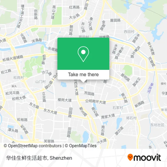 华佳生鲜生活超市 map