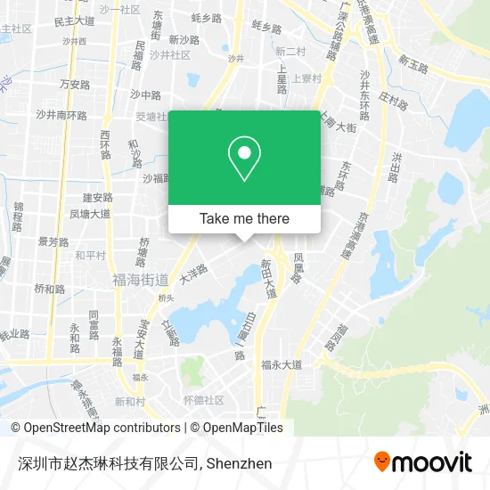 深圳市赵杰琳科技有限公司 map