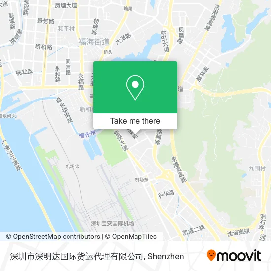 深圳市深明达国际货运代理有限公司 map