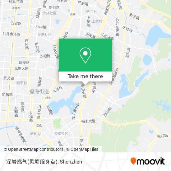 深岩燃气(凤塘服务点) map