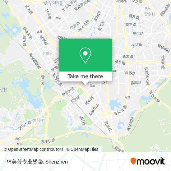 华美芳专业烫染 map