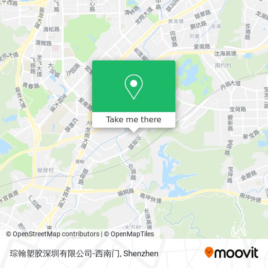 琮翰塑胶深圳有限公司-西南门 map