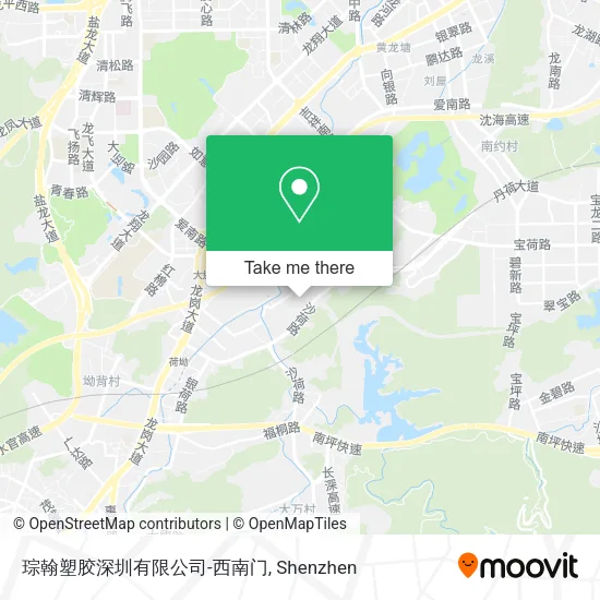 琮翰塑胶深圳有限公司-西南门 map