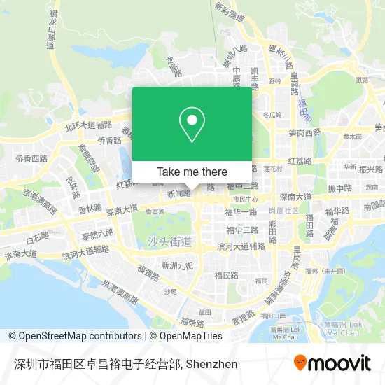 深圳市福田区卓昌裕电子经营部 map