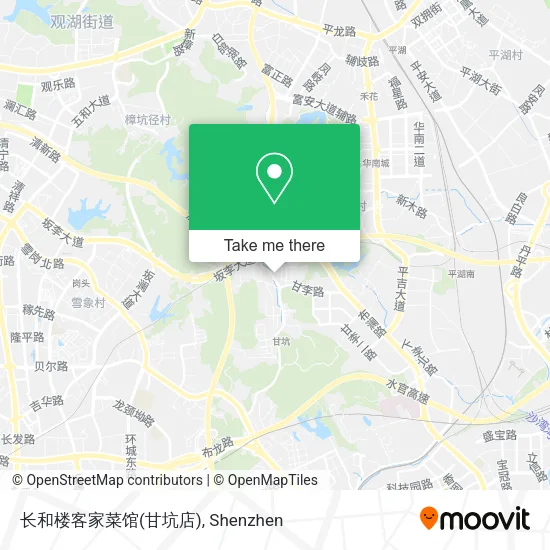 长和楼客家菜馆(甘坑店) map