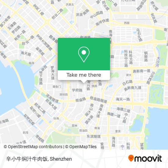 辛小牛焖汁牛肉饭 map